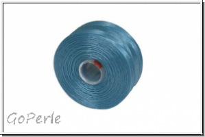S-Lon, Size D, Beading Thread, F�delgarn, turquoise blue, 1 Spule